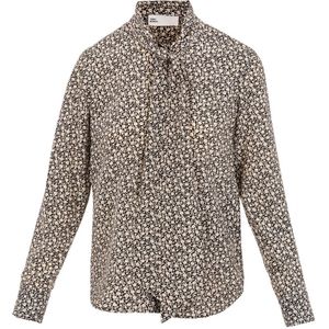 Tory Burch, Dames, Blouses & Shirts, Zwart, Maat: XS Zijde,