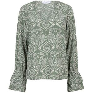 Lofty Manner, Dames, Blouses & Shirts, Groen, Maat: XS