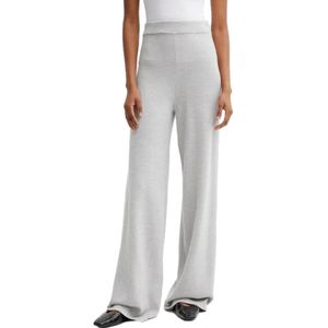 Max Mara, Dames, Broeken, Grijs, Maat: M Wol,