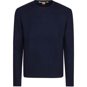 Hindustrie, Heren, Truien, Blauw, Maat: M Wol,