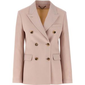 Golden Goose - Double-Breasted Blazer - Lichtroze - Wol en Viscose