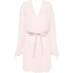 Max Mara, Dames, Jurken, Roze, Maat: S Chiffon,