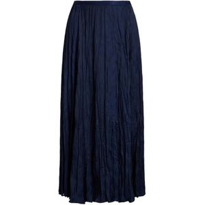 Polo Ralph Lauren, Dames, Rokken, Blauw, Maat: M Poliester,