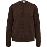 Sofie Schnoor - Cissesw - Damesvest - Bruin - 100% Merinowol