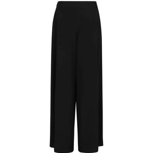 Ermanno Scervino, Dames, Broeken, Zwart, Maat: 2XS Viscose,