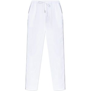 Dolce & Gabbana, Heren, Broeken, Wit, Maat: M Linnen,