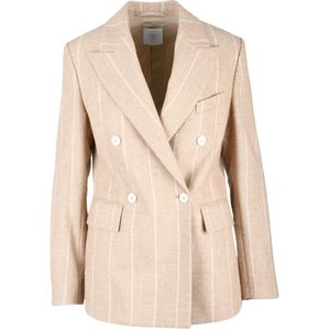 Eleventy, Dames, Jassen, Bruin, Maat: S Linnen,