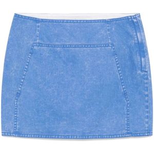 Façon Jacmin, Dames, Rokken, Blauw, Maat: S Katoen,