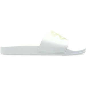 Balenciaga Rubber slides Pool , White , Heren , Maat: 44 EU