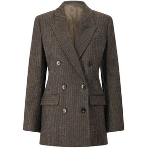 Isabel Marant, Dames, Jassen, Bruin, Maat: S Wol,