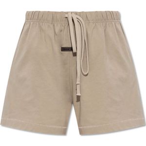 Fear Of God, Dames, Korte broeken, Beige, Maat: M Katoen,