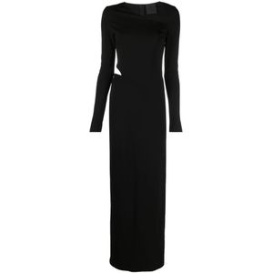 Givenchy, Dames, Jurken, Zwart, Maat: XS Viscose,