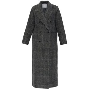 Samsøe Samsøe, Dames, Mantels, Grijs, Maat: XS Wol,