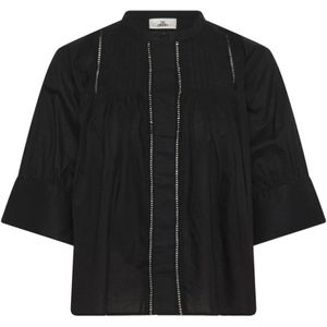 Karen by Simonsen, Dames, Blouses & Shirts, Zwart, Maat: XS