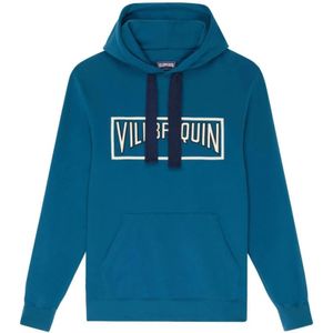 Vilebrequin, Heren, Sweatshirts & Hoodies, Blauw, Maat: M Katoen,