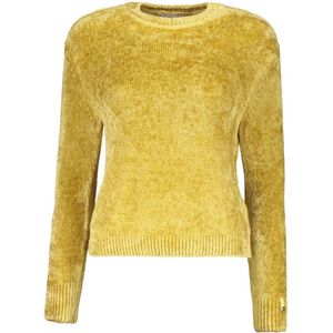 Herno, Dames, Truien, Geel, Maat: M Katoen,