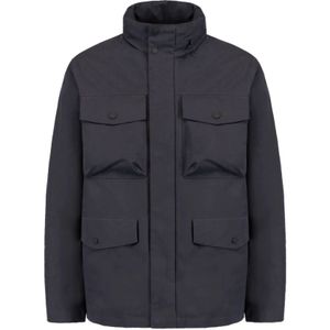 People of Shibuya, Heren, Jassen, Blauw, Maat: 4XL Leer,