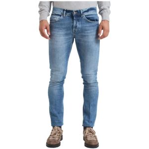 Dondup, Heren, Jeans, Blauw, Maat: W33 Katoen,
