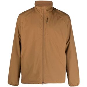 Snow Peak, Heren, Jassen, Bruin, Maat: XL