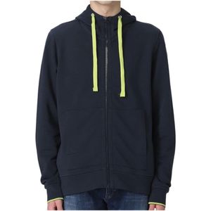 Blauer, Heren, Sweatshirts & Hoodies, Blauw, Maat: L Katoen,