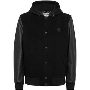 Philipp Plein, Heren, Jassen, Zwart, Maat: M