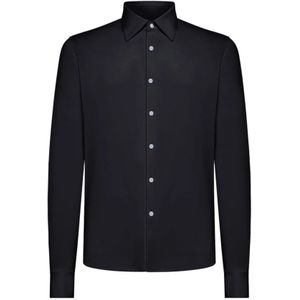 Rrd, Heren, Overhemden, Zwart, Maat: 4XL Polyamide,