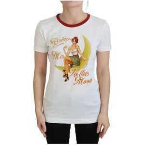 Dolce & Gabbana, Dames, Tops, Wit, Maat: XS Katoen,