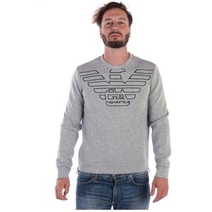 Emporio Armani, Heren, Sweatshirts & Hoodies, Grijs, Maat: S Viscose,