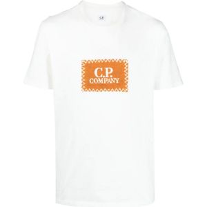 C.p. Company, Heren, Tops, Wit, Maat: 2XL Katoen,