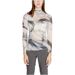 Abstract - T-shirt - Grijs - Polyester - Fall/Winter Collectie