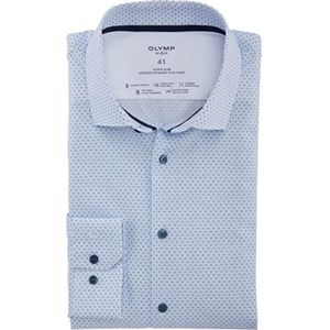 Olymp, Heren, Overhemden, Blauw, Maat: 5XL