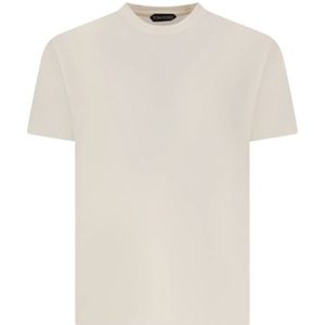 Tom Ford, Heren, Tops, Wit, Maat: M Katoen,