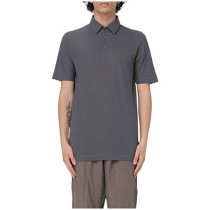 Zanone, Heren, Tops, Grijs, Maat: 2XL