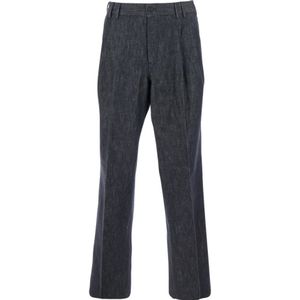 PT Torino, Heren, Broeken, Blauw, Maat: M Katoen,