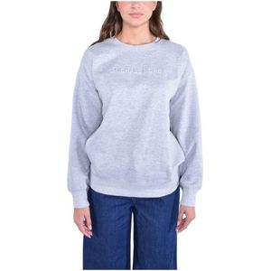 Michael Kors, Dames, Sweatshirts & Hoodies, Grijs, Maat: XS Katoen,