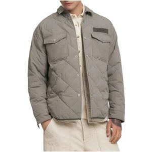 Replay, Heren, Jassen, Grijs, Maat: S