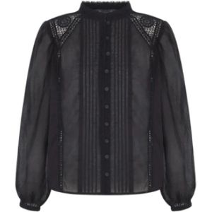 Isabel Marant, Dames, Blouses & Shirts, Zwart, Maat: 2XS