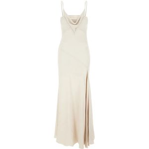 Isabel Marant, Dames, Jurken, Wit, Maat: 2XS Zijde,