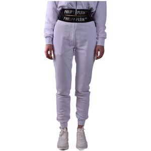 Philipp Plein - Stijlvolle Joggingbroek - Wit - Katoen