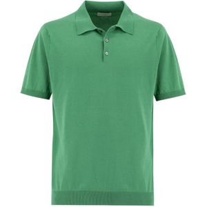 Ballantyne, Heren, Tops, Groen, Maat: M Katoen,