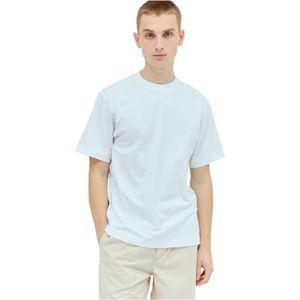 Burberry Aardbei Grafisch Katoenen T-shirt , White , Heren , Maat: L