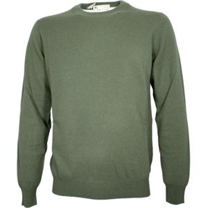 Cashmere Company, Heren, Truien, Groen, Maat: M Wol,