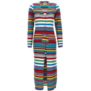 Moschino, Dames, Truien, Veelkleurig, Maat: S Viscose,