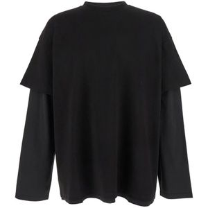 Jil Sander, Heren, Tops, Zwart, Maat: S