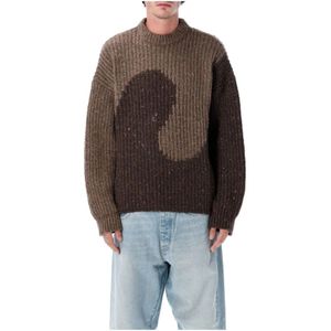 Erl, Heren, Truien, Bruin, Maat: S Wol,