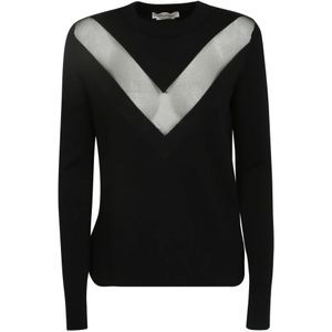 Alexander McQueen, Dames, Truien, Zwart, Maat: XS Wol,