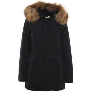 Woolrich, Dames, Jassen, Blauw, Maat: L Nylon,