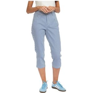 2-Biz, Dames, Broeken, Blauw, Maat: S Katoen,