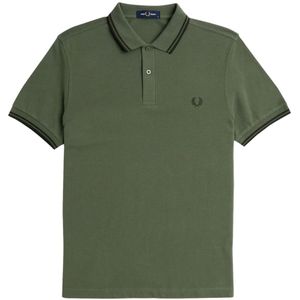Fred Perry, Heren, Tops, Groen, Maat: XS