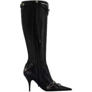 Balenciaga Leather boots , Black , Dames , Maat: 35 EU